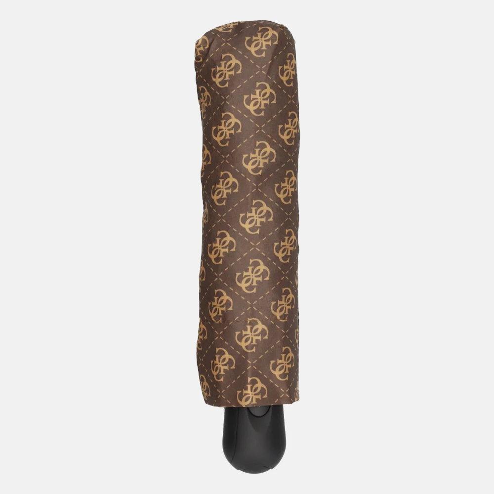 Guess paraplu brown/ochre bij Duifhuizen
