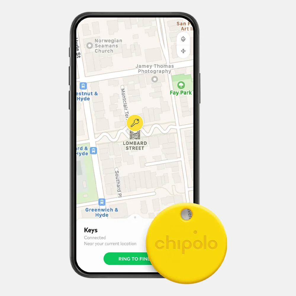 Chipolo ONE Bluetooth Item Finder - Yellow bij Duifhuizen