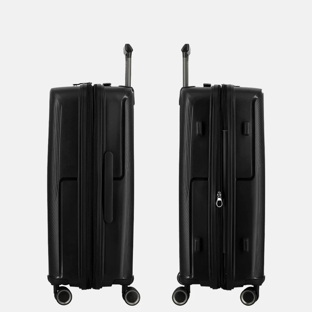 Jump Oskol reiskoffer 66 cm expandable noir bij Duifhuizen