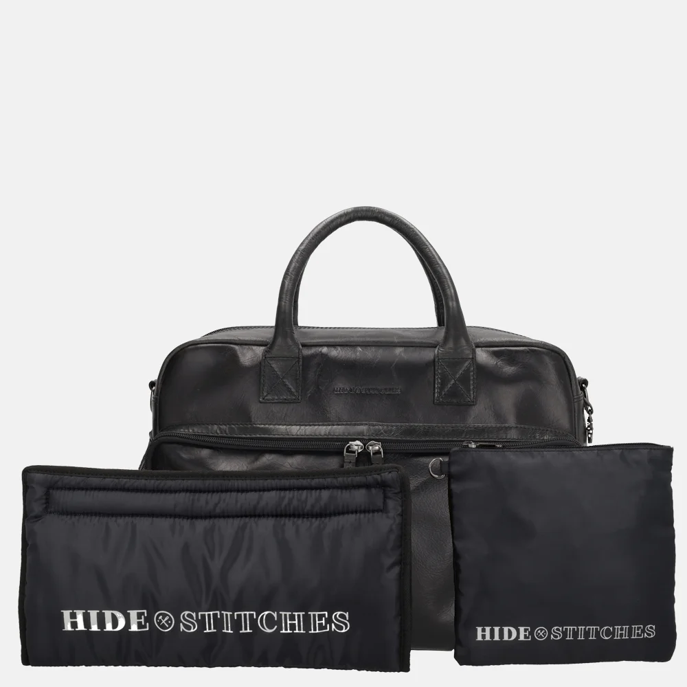 Hide & Stitches Nevajo Next luiertas zwart bij Duifhuizen