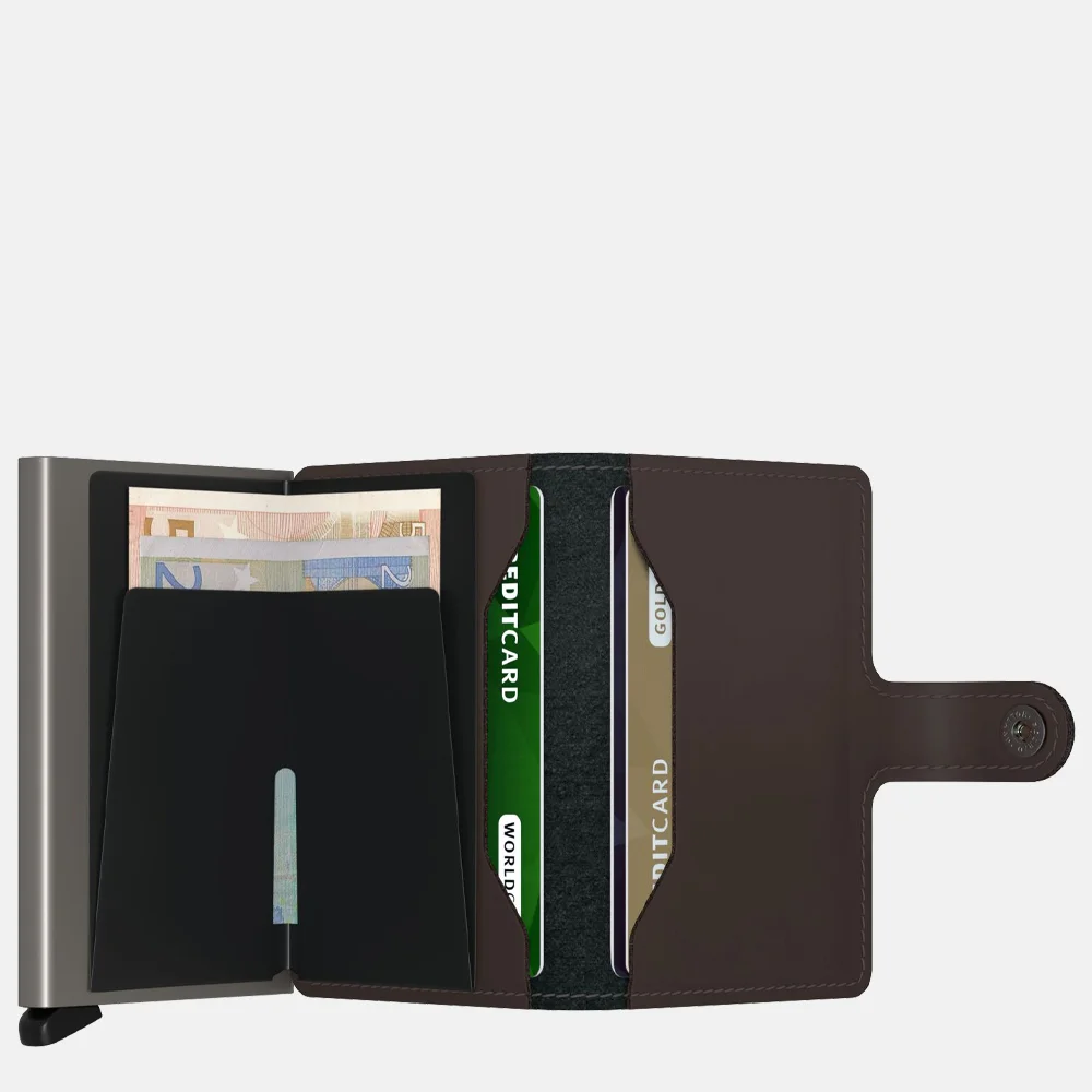 Secrid Miniwallet pasjeshouder matte truffle bij Duifhuizen