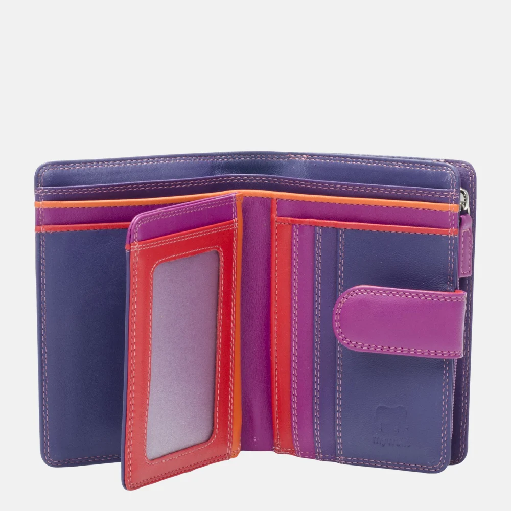 Mywalit snap portemonnee medium sangria multi bij Duifhuizen