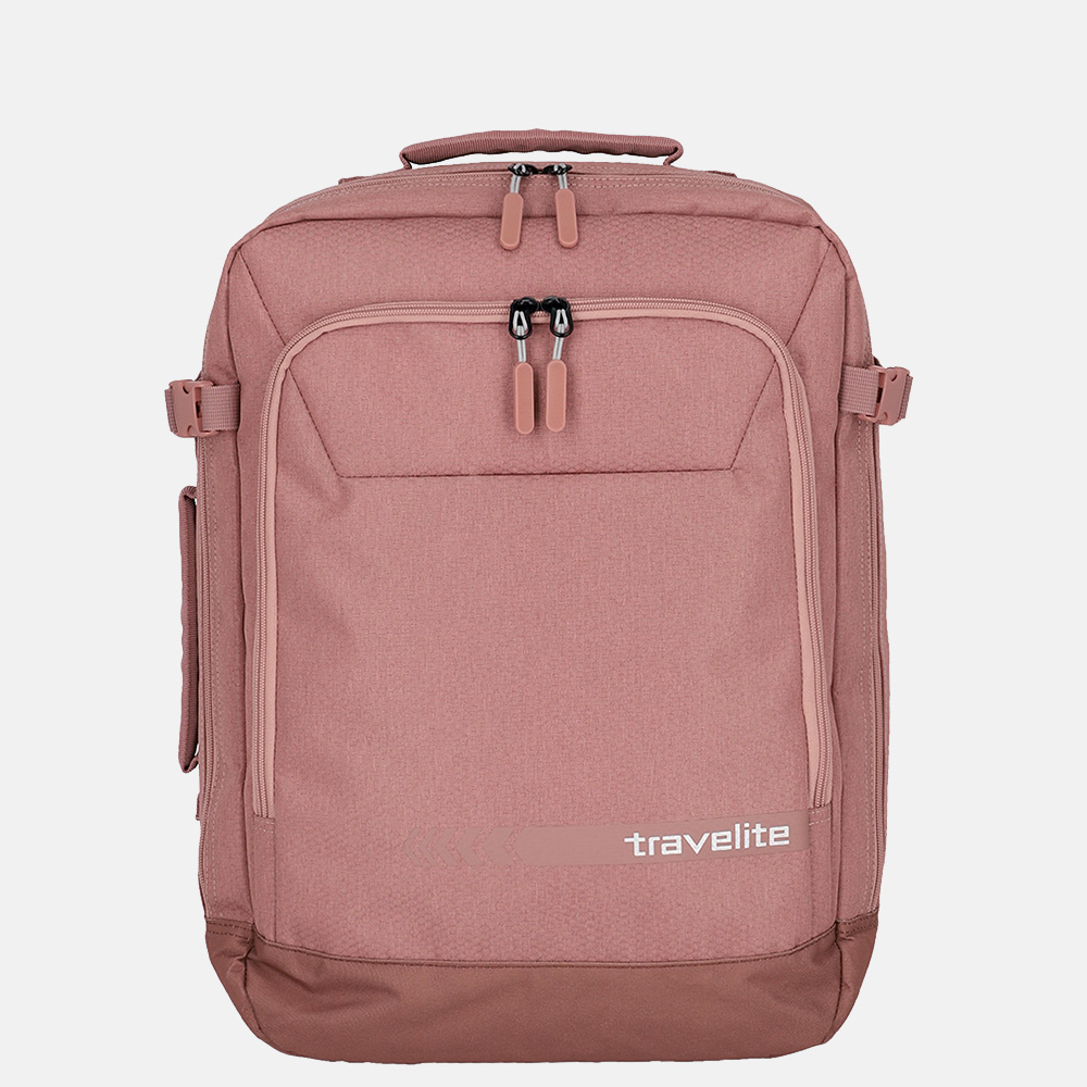 Travelite Kick Off Cabin Size backpack/weekender rugzak rose