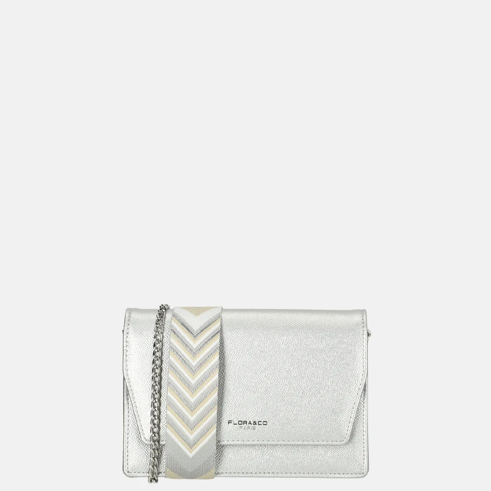 Flora & Co crossbody tas argent