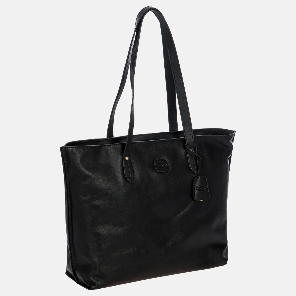 Bric's Volterra shopper L nero bij Duifhuizen
