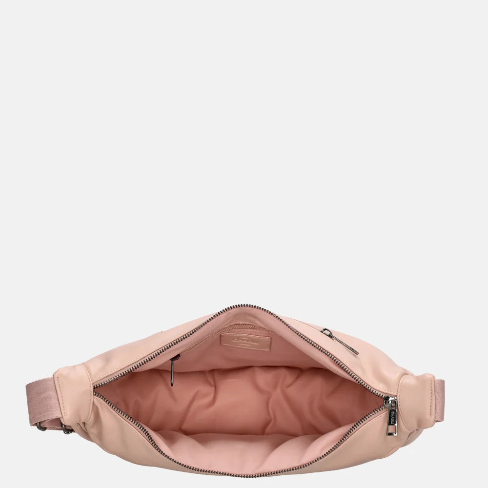 Charm London Lupin crossbody tas oudroze bij Duifhuizen