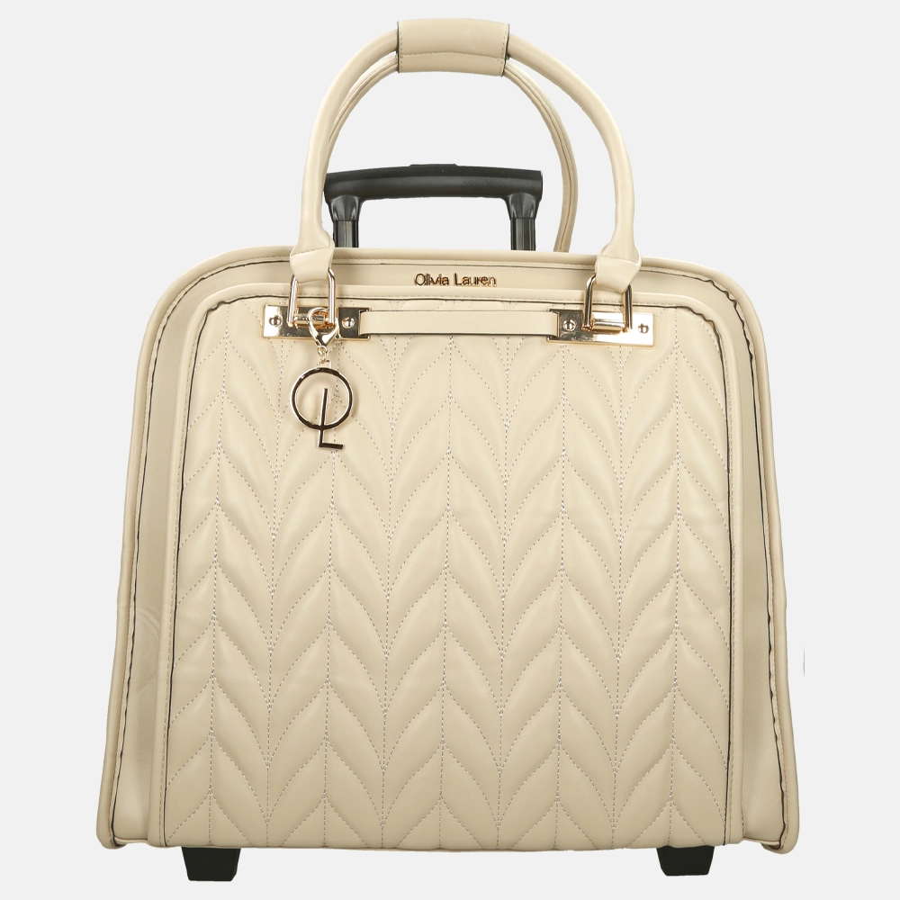 Olivia Lauren business trolley greige