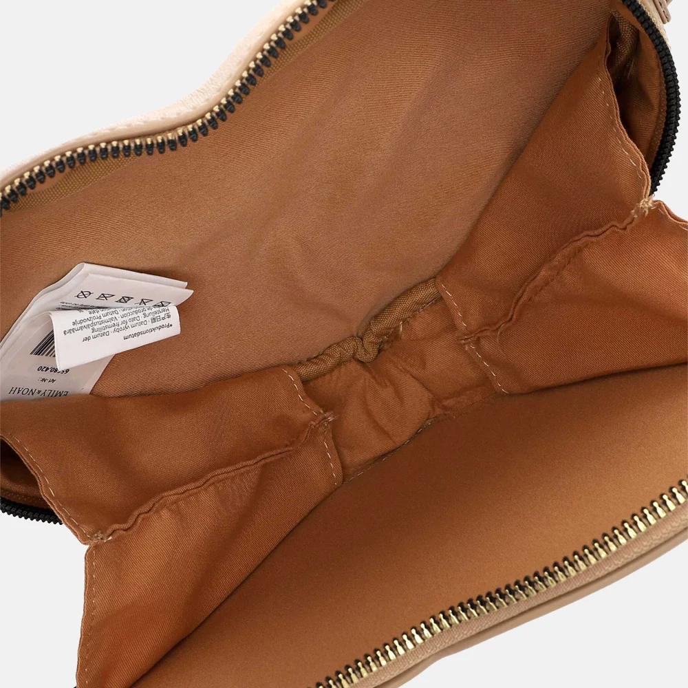 Emily & Noah Julia crossbody tas hart zand bij Duifhuizen
