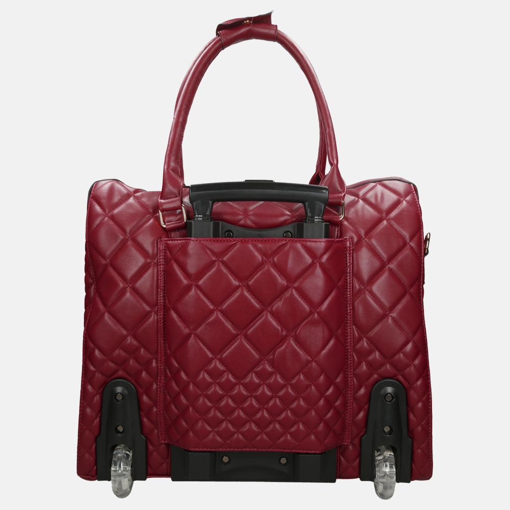 Olivia Lauren Lyana business trolley + tas bordo bij Duifhuizen