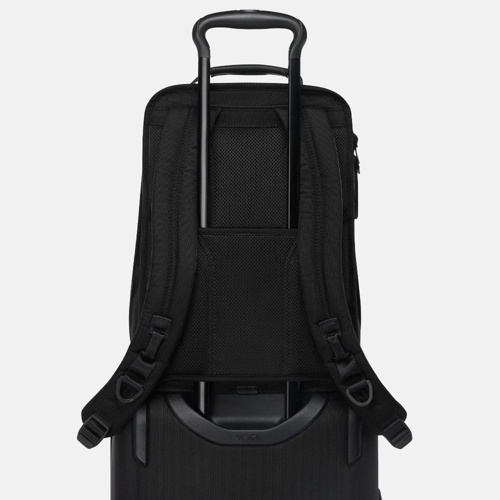 Tumi Alpha laptoprugzak expandable medium 15 inch black bij Duifhuizen