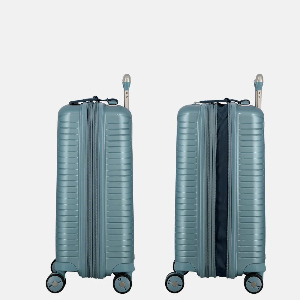 Jump Evae handbagage koffer 55 cm expandable blueciel bij Duifhuizen