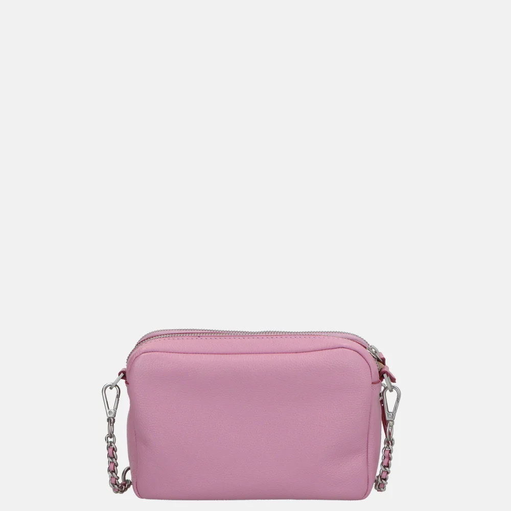 Loulou Essentiels Emilie crossbody tas kobi pink bij Duifhuizen