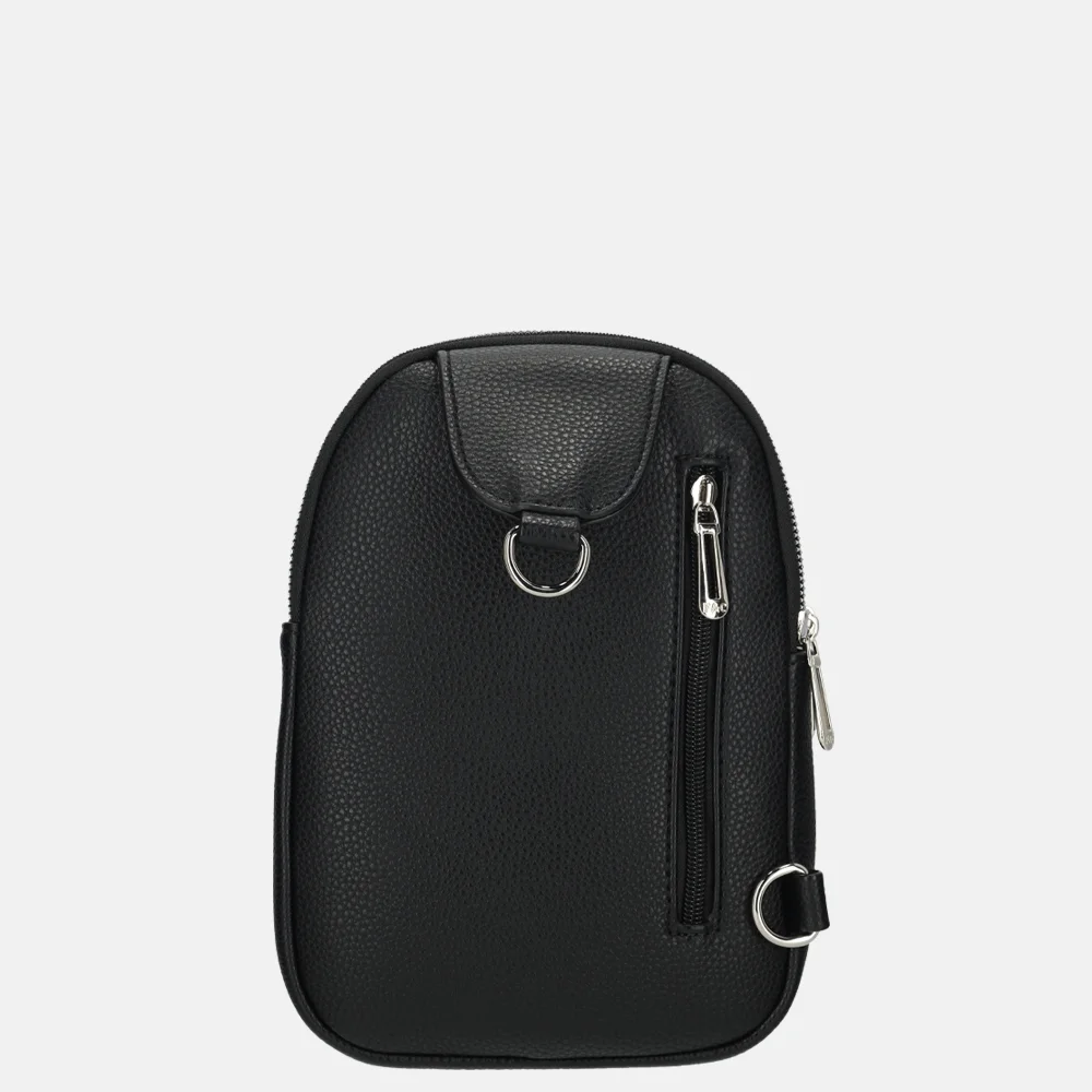 Flora & Co schoudertas black bij Duifhuizen