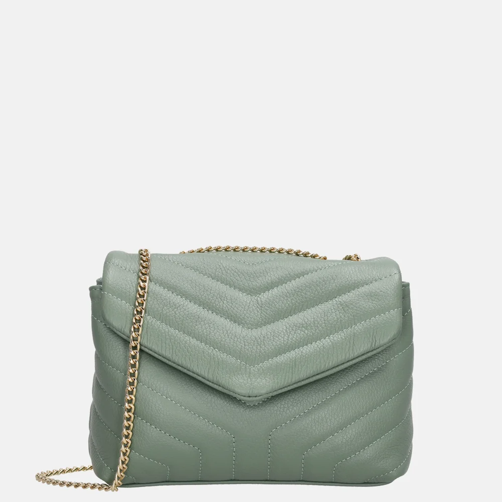 Charm London schoudertas pistache bij Duifhuizen