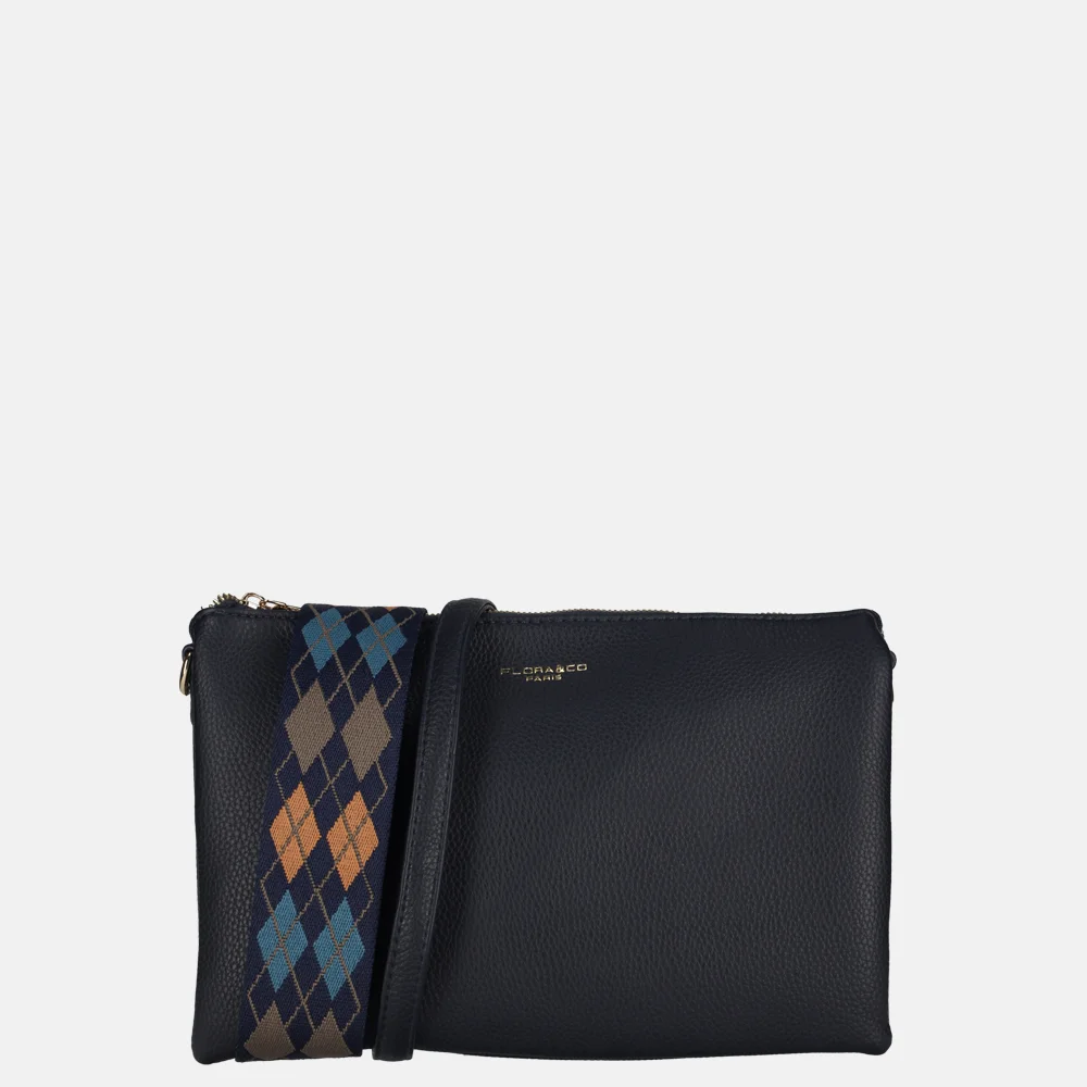 Flora & Co crossbody tas bleu bij Duifhuizen