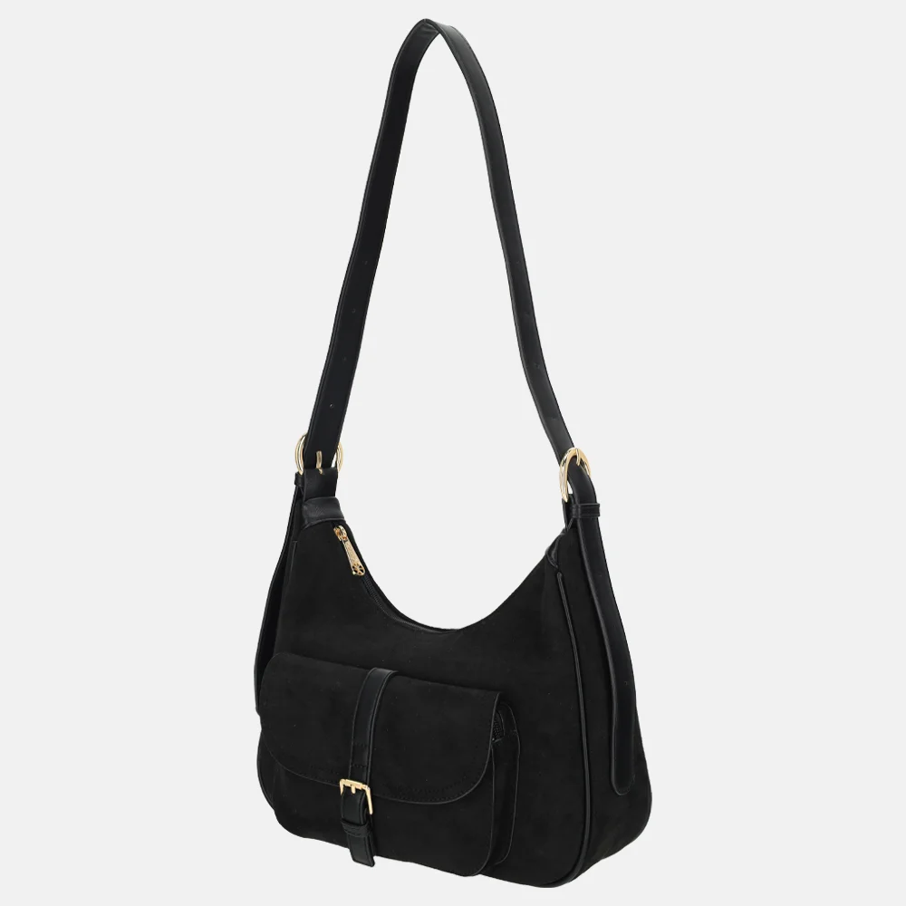 Firenze Suedine buideltas black bij Duifhuizen