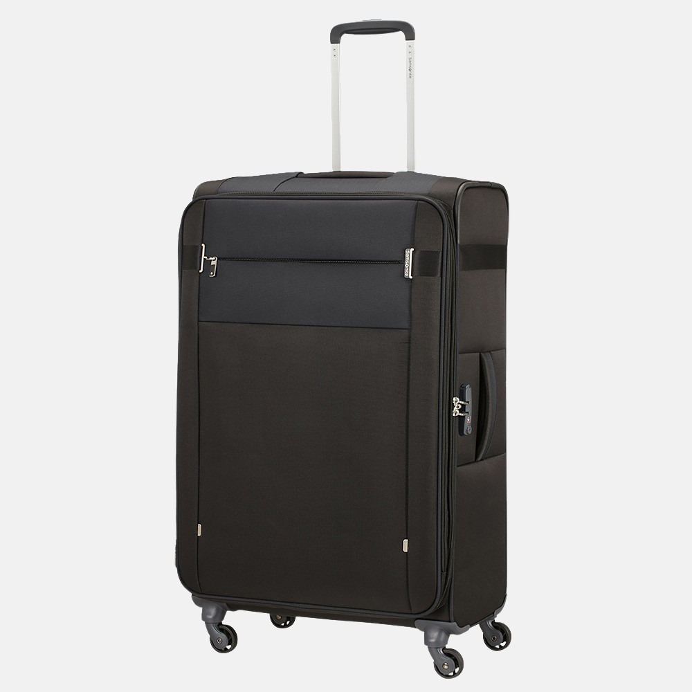 Samsonite Citybeat Spinner koffer 78 cm black bij Duifhuizen