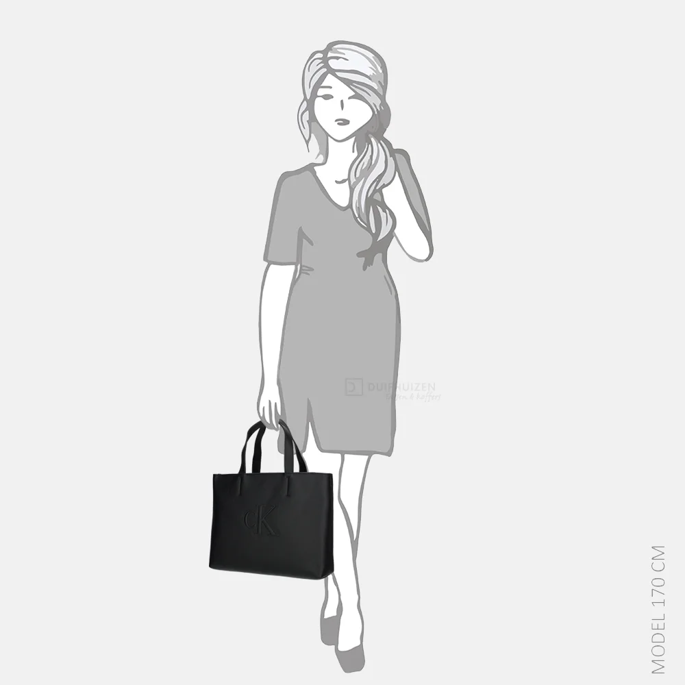Calvin Klein Sculpted mini handtas black bij Duifhuizen