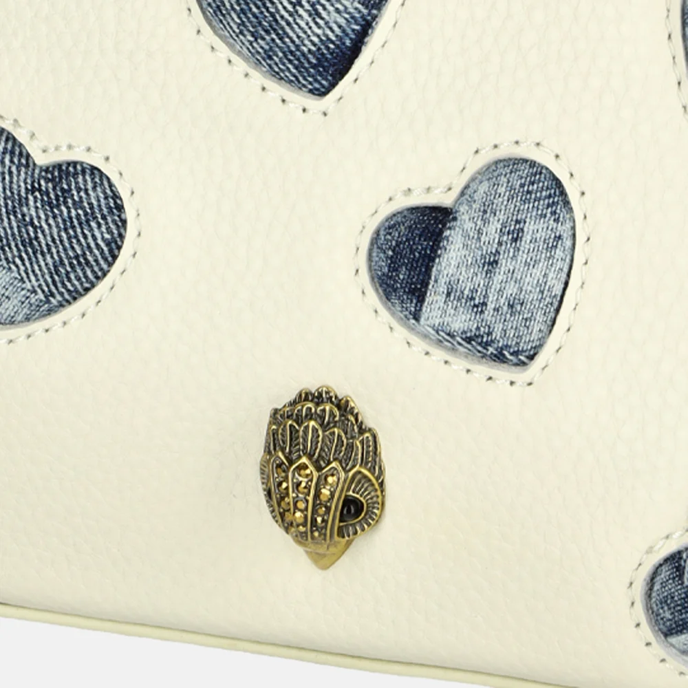 Kurt Geiger Kensington crossbody tas bone combo bij Duifhuizen