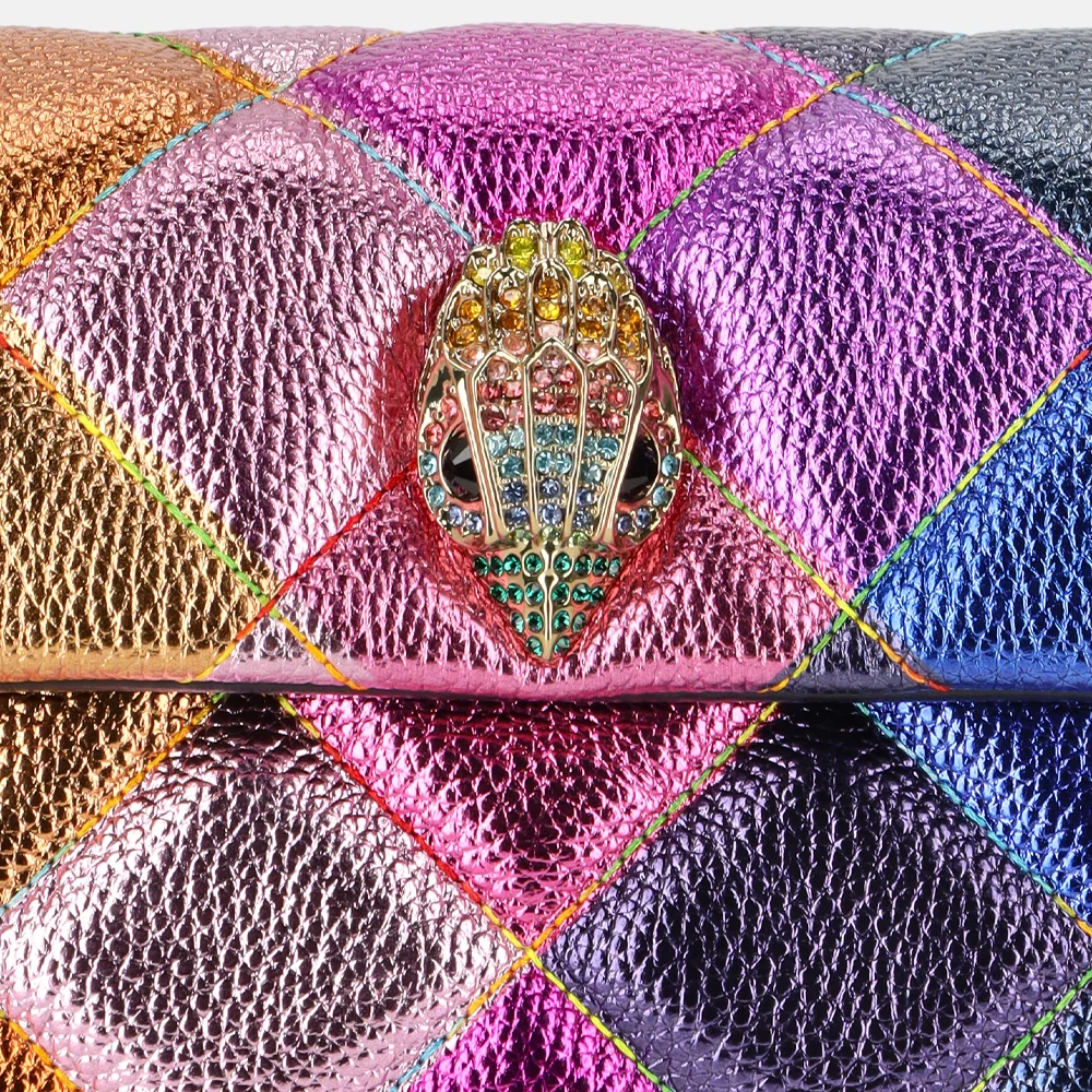 Kurt Geiger Kensington schoudertas mini rainbow mult/other bij Duifhuizen