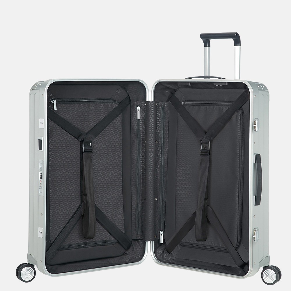 Samsonite Lite-Box Alu spinner 69 cm aluminium bij Duifhuizen