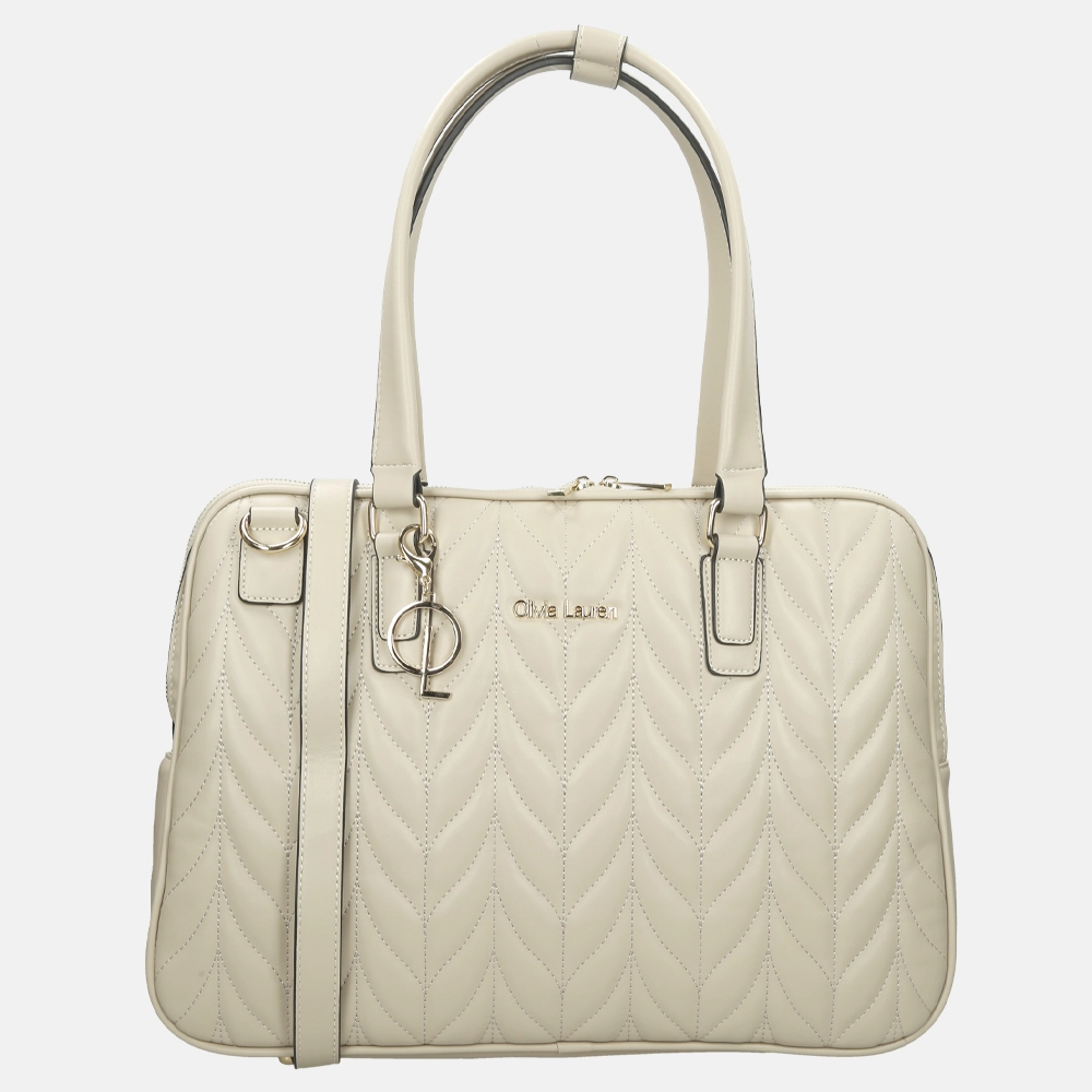 Olivia Lauren laptoptas creme