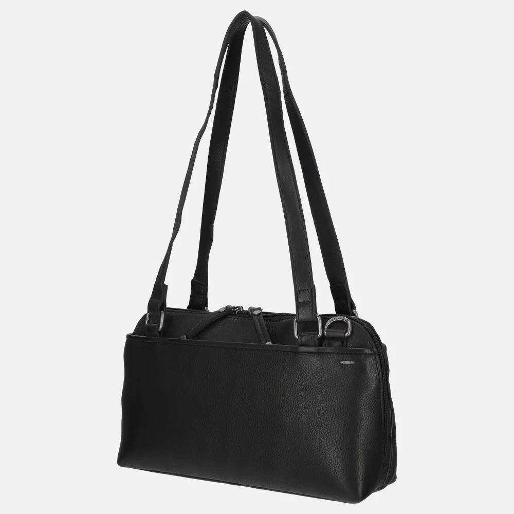 Berba Lucca schoudertas zwart bij Duifhuizen