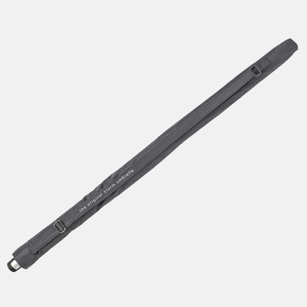 Senz Large stokparaplu pure black bij Duifhuizen