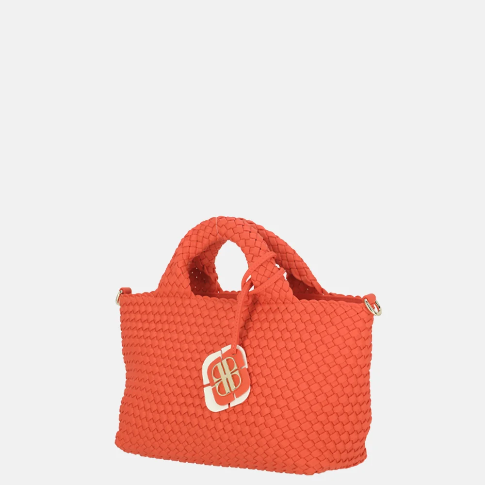 Laurent David Liz handtas neopreen gevlochten S red bij Duifhuizen