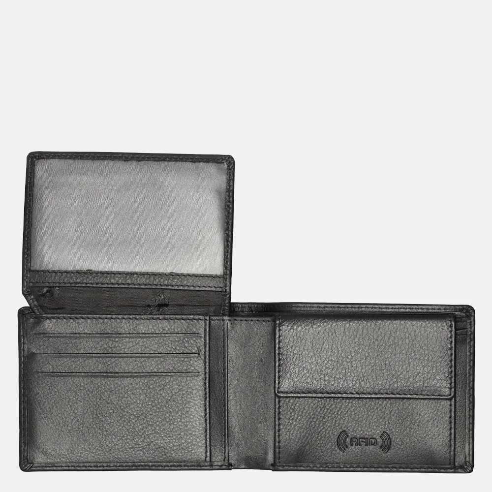 Bear Design billfold zwart bij Duifhuizen
