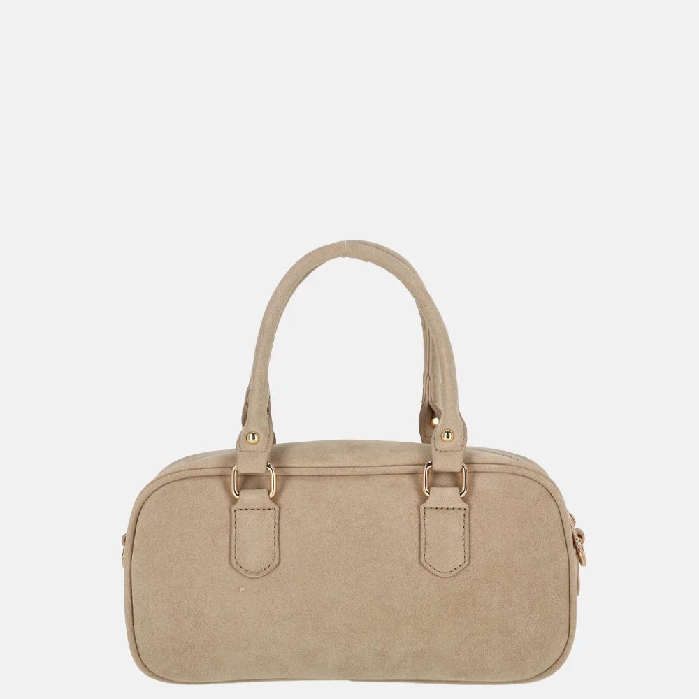 Flora & Co handtas suedine beige bij Duifhuizen