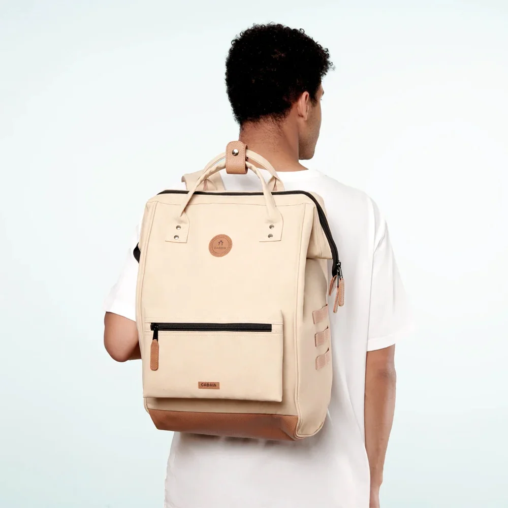 Cabaia Adventurer Nubuck rugzak L 15 inch andenne bij Duifhuizen