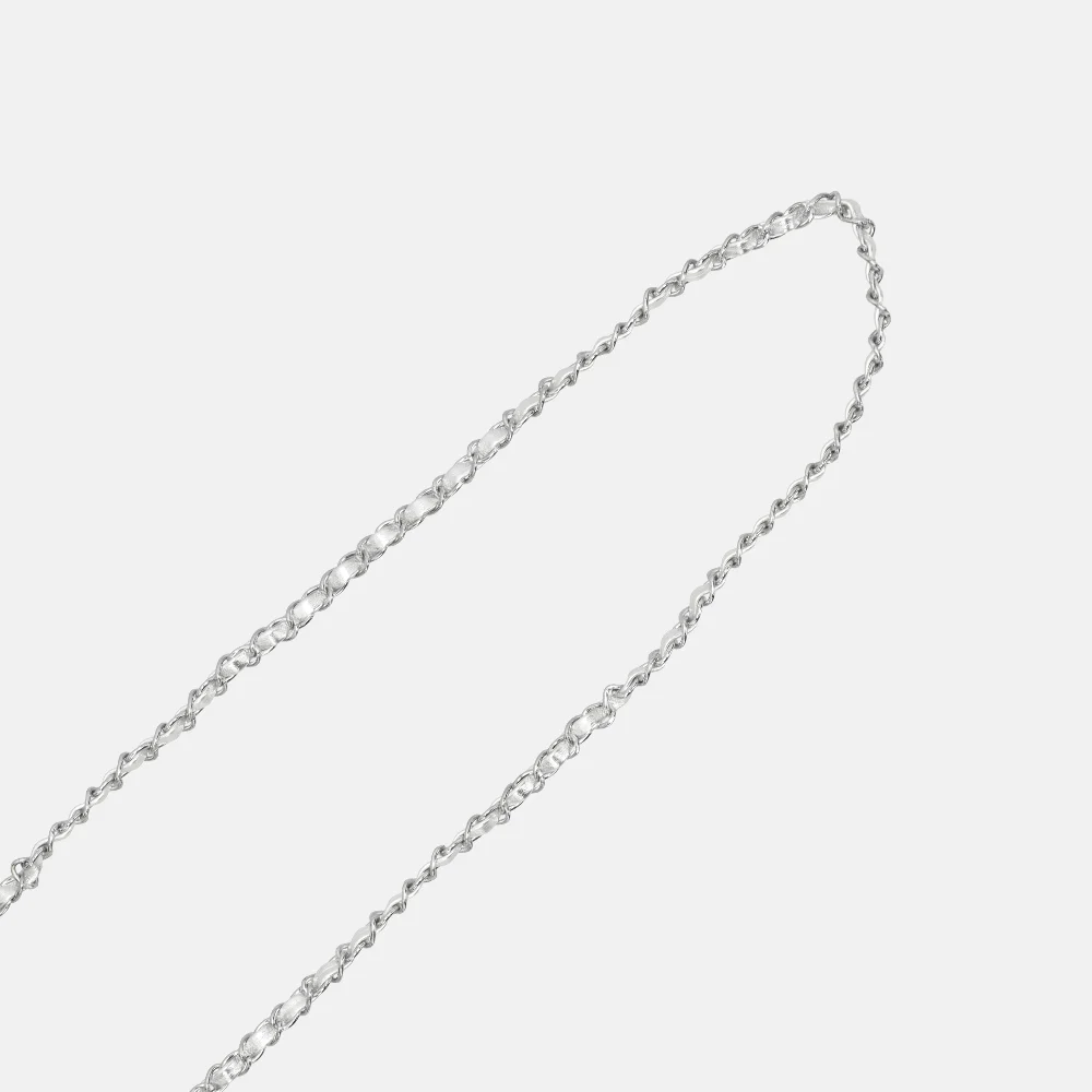 Firenze strik clutch silver bij Duifhuizen