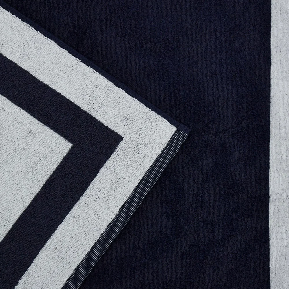 Guess Jacquard Towel smart blue bij Duifhuizen