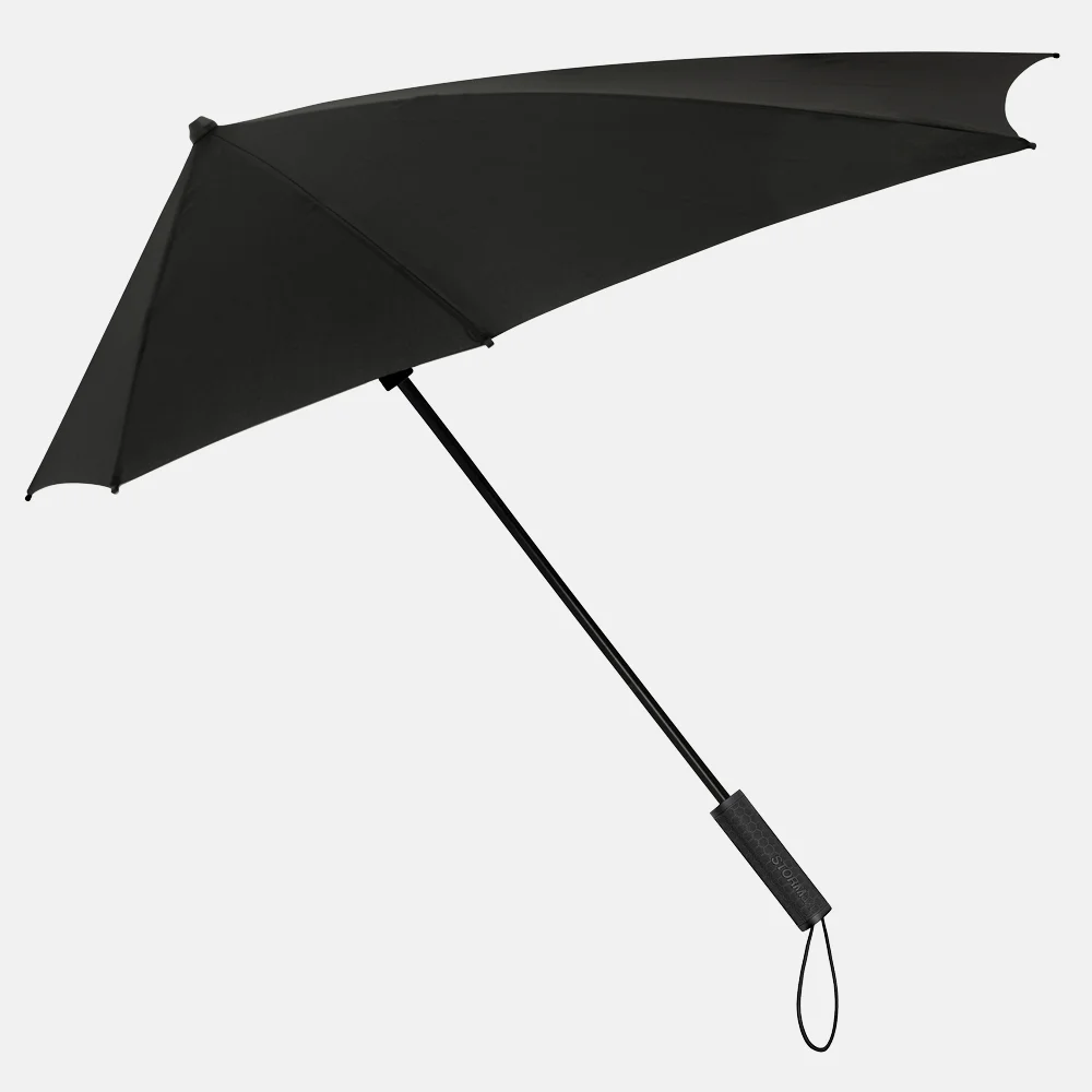 Impliva (storm)stokparaplu zwart bij Duifhuizen