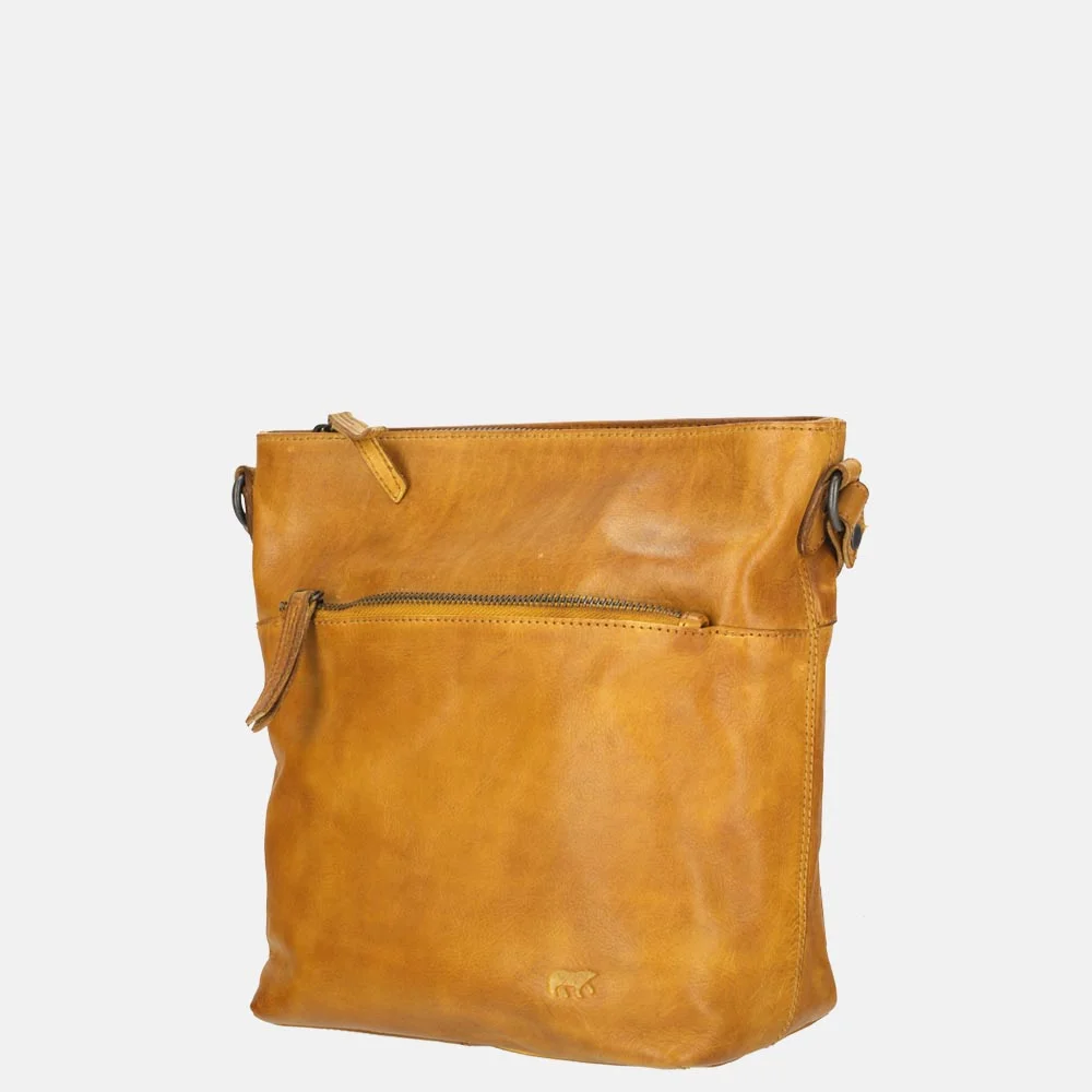 Bear Design Nancy crossbody tas geel bij Duifhuizen
