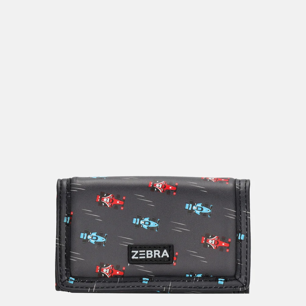 Zebra Trends portemonnee raceauto zwart bij Duifhuizen