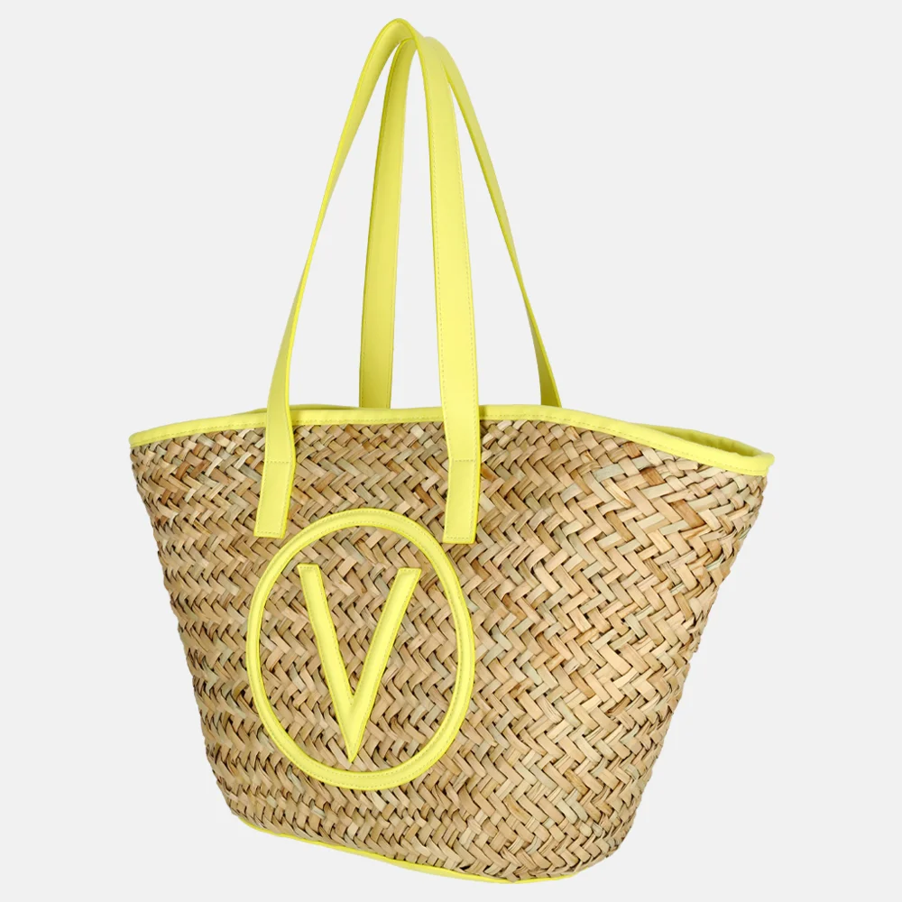 Valentino Bags Samuela shopper natur/giallo bij Duifhuizen