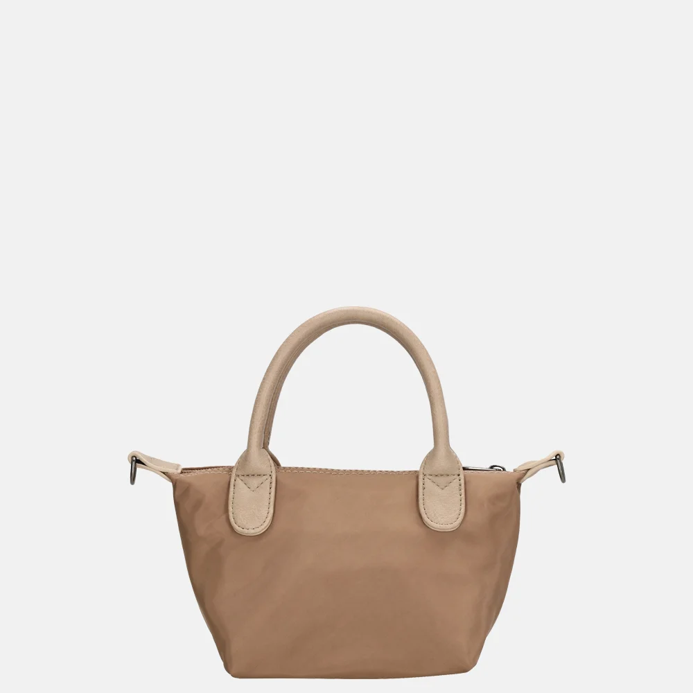 Charm London Buckingham Mono crossbody tas XS lichttaupe bij Duifhuizen