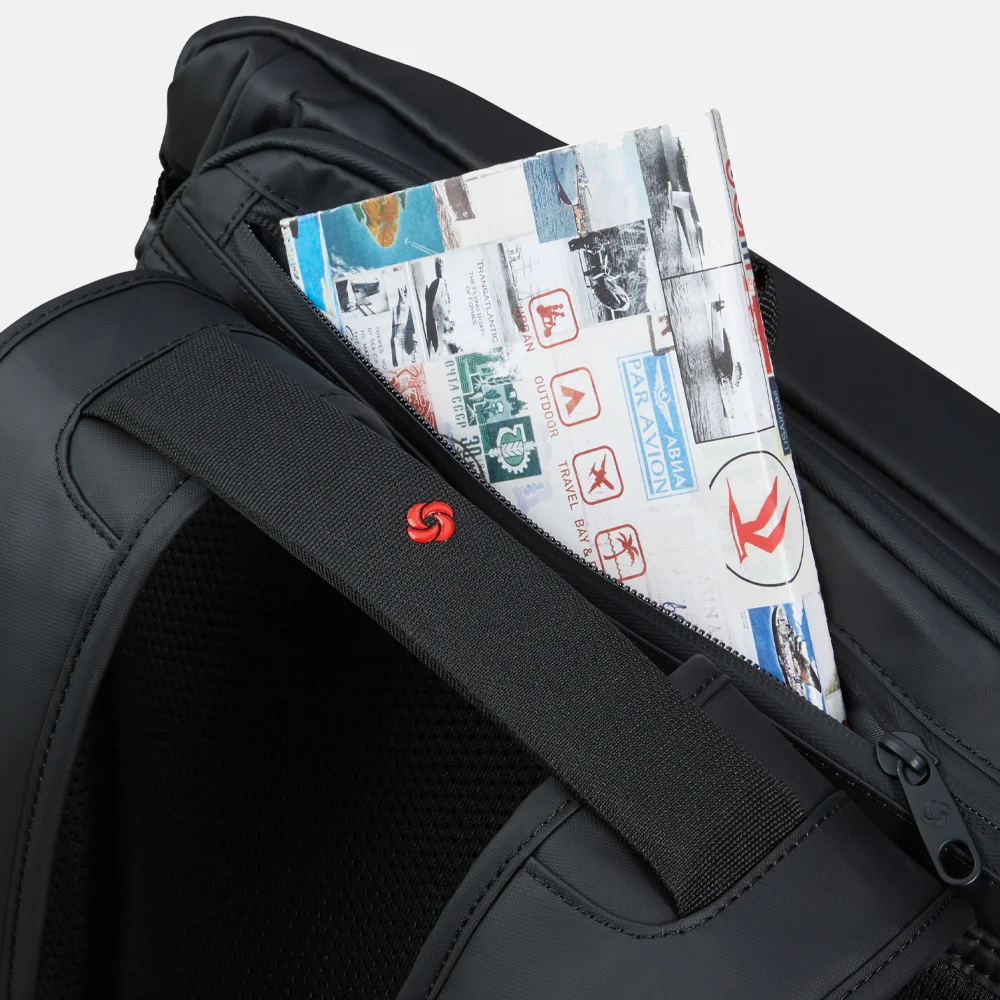 Samsonite Ecodiver Rolltop laptoprugzak 17 inch black bij Duifhuizen