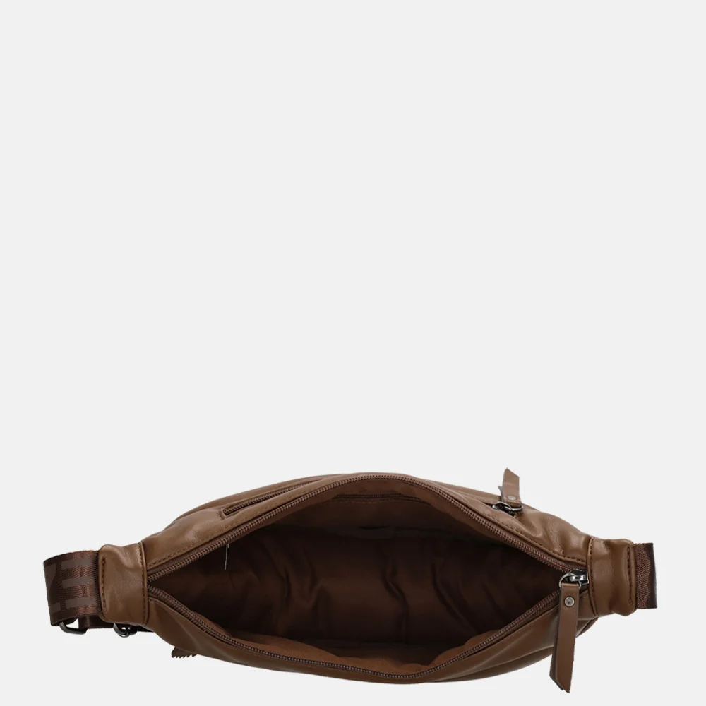 Zebra Trends Evie crossbody tas bruin bij Duifhuizen