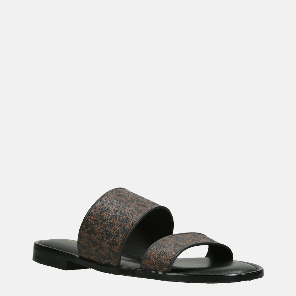 Michael Kors Kennedy Jelly slippers brown bij Duifhuizen