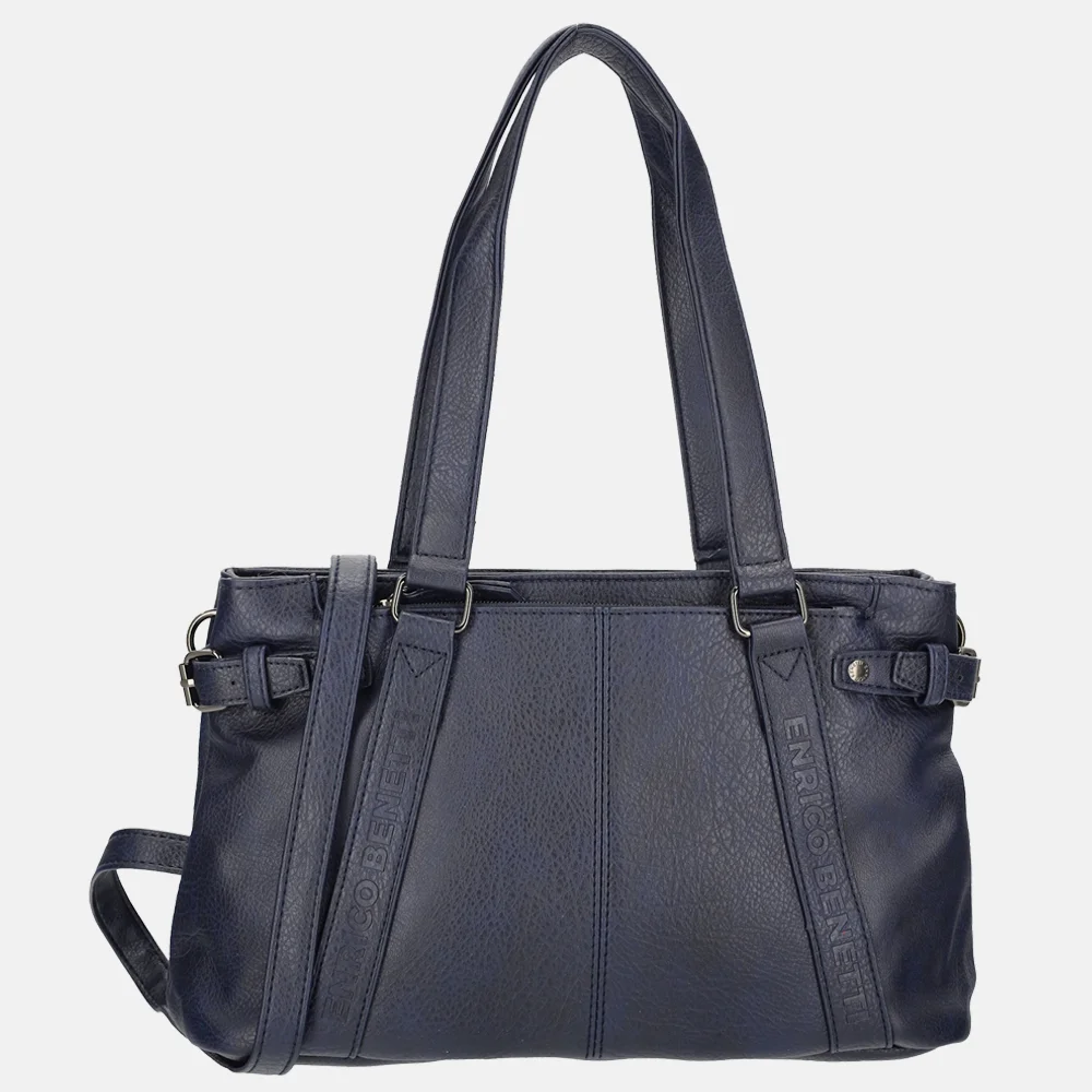 Enrico Benetti Emma schoudertas blauw bij Duifhuizen