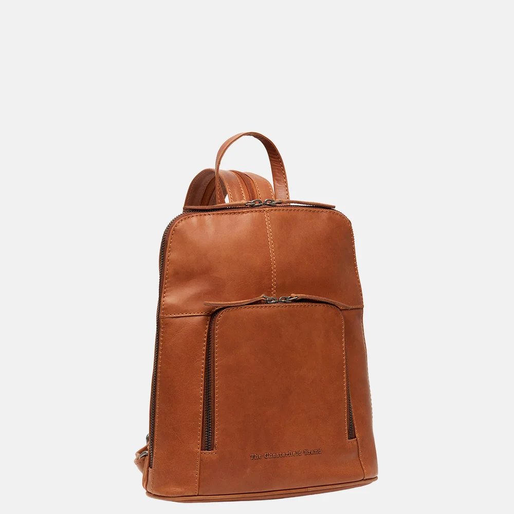 Chesterfield Vivia rugzak M cognac bij Duifhuizen