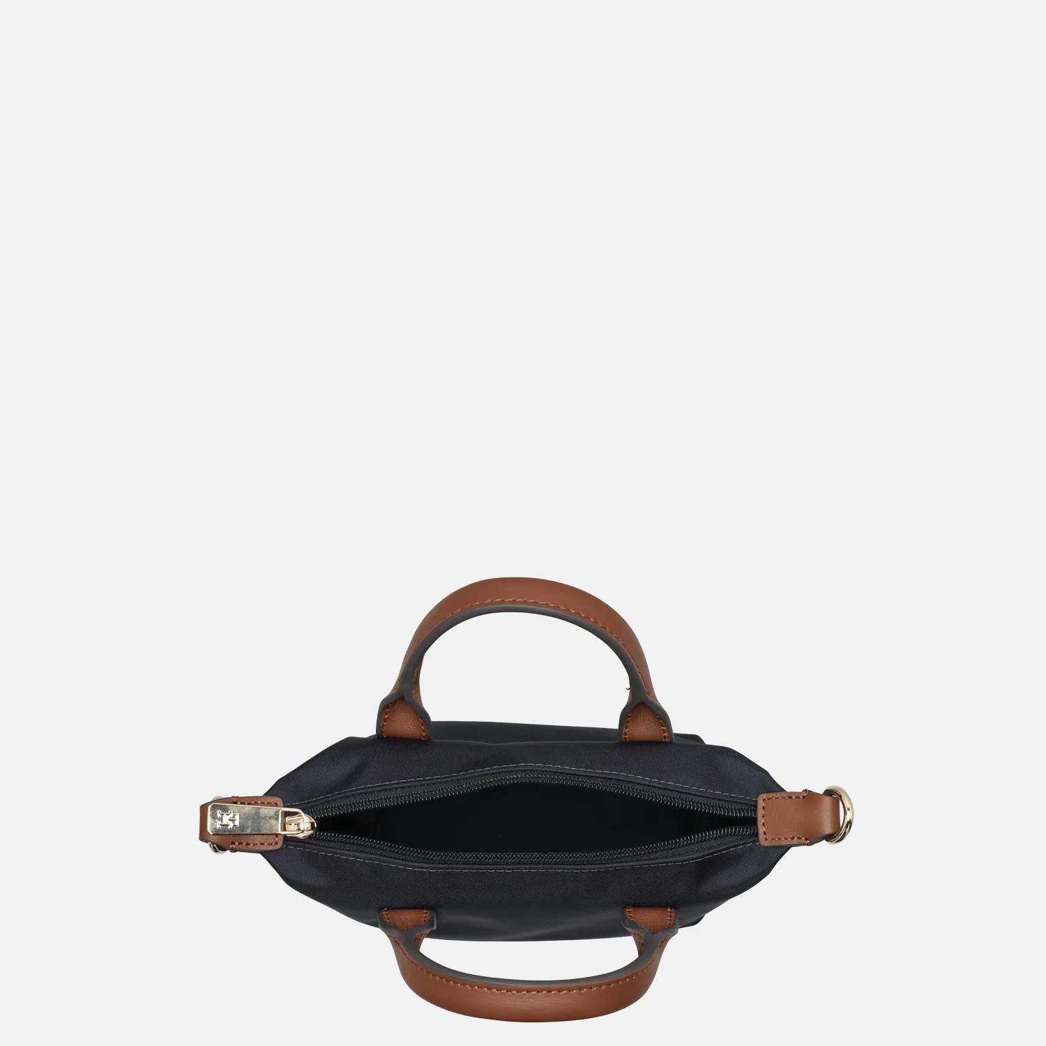 Tommy Hilfiger popette micro tote handtas S space blue bij Duifhuizen