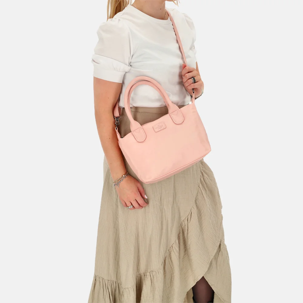 Charm London Buckingham Mono handtas lichtroze bij Duifhuizen