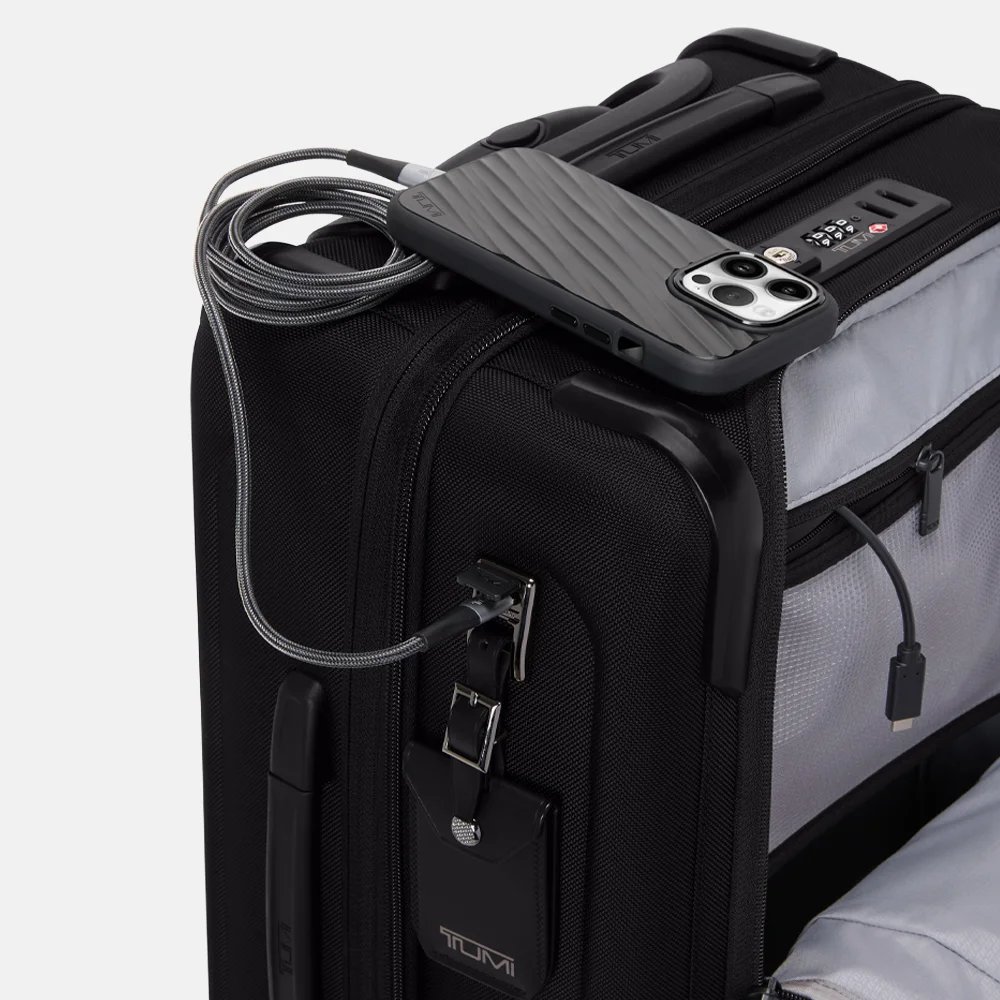Tumi Alpha Handbagage Dual Access Exp 55 CM black bij Duifhuizen