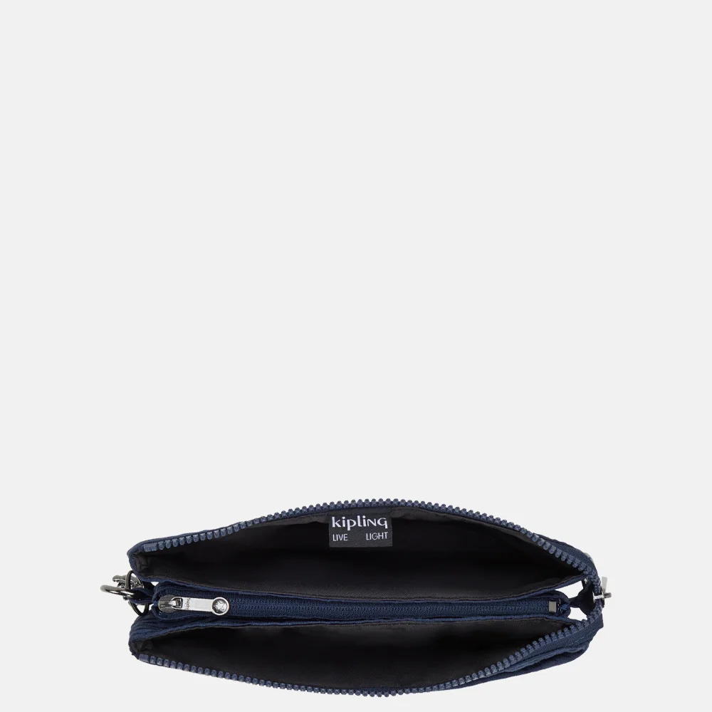 Kipling Riri crossbody tas night ocean jacquard bij Duifhuizen