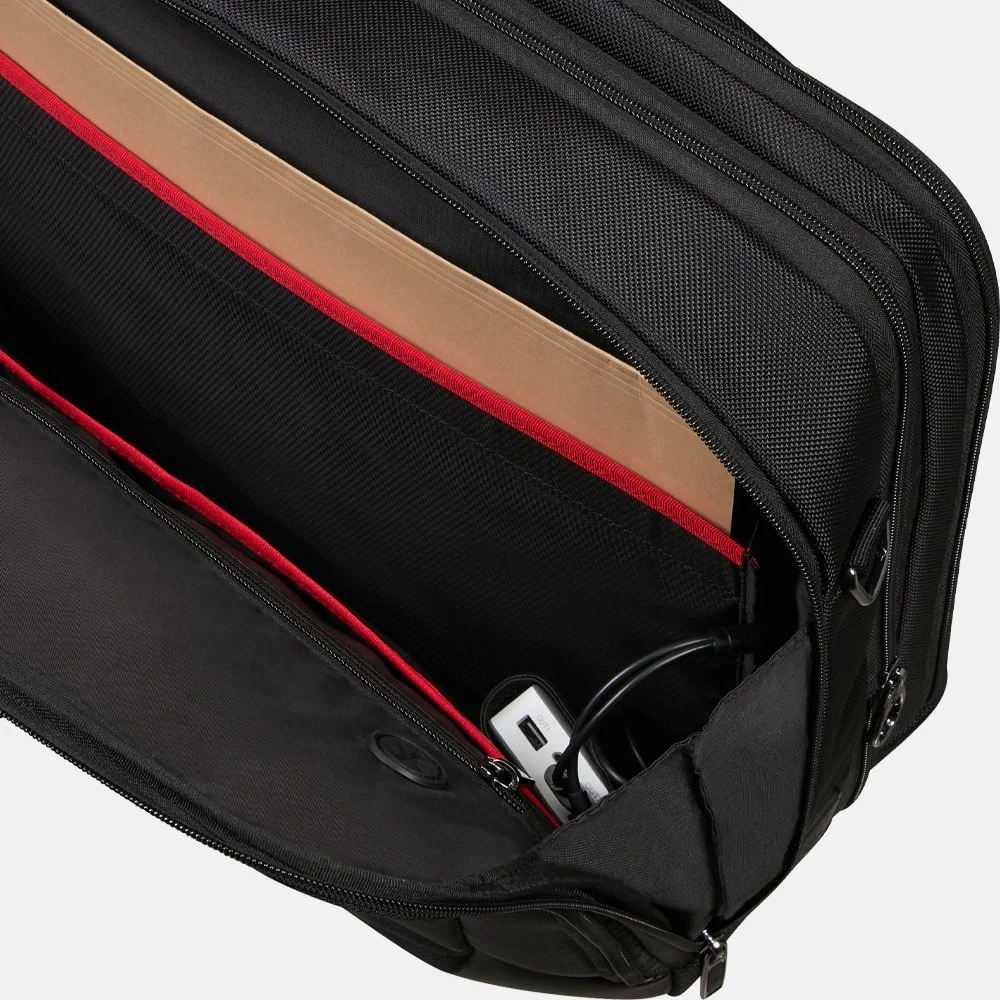 Samsonite Pro-Dlx 6 laptoptas 17.3 inch black bij Duifhuizen