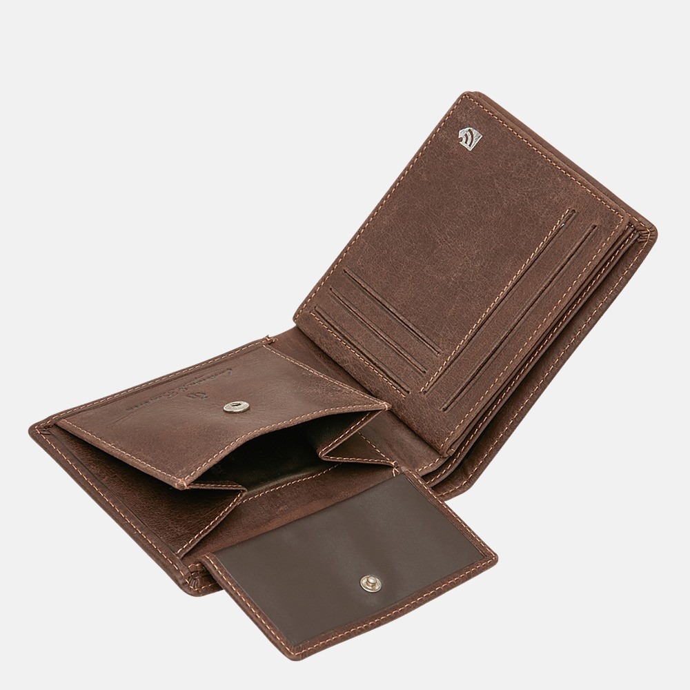 Castelijn & Beerens Canyon billfold mocca bij Duifhuizen